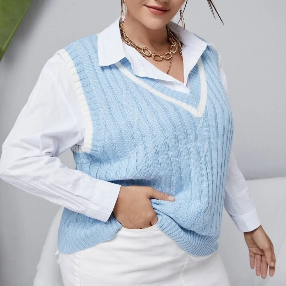 Varsity Stripe Sweater Vest